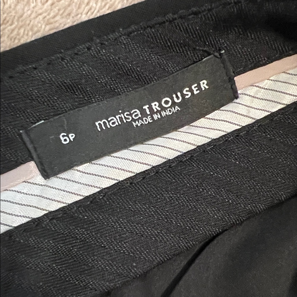 LOFT Women's Marisa Black Trousers size 6P - Picture 8 of 8